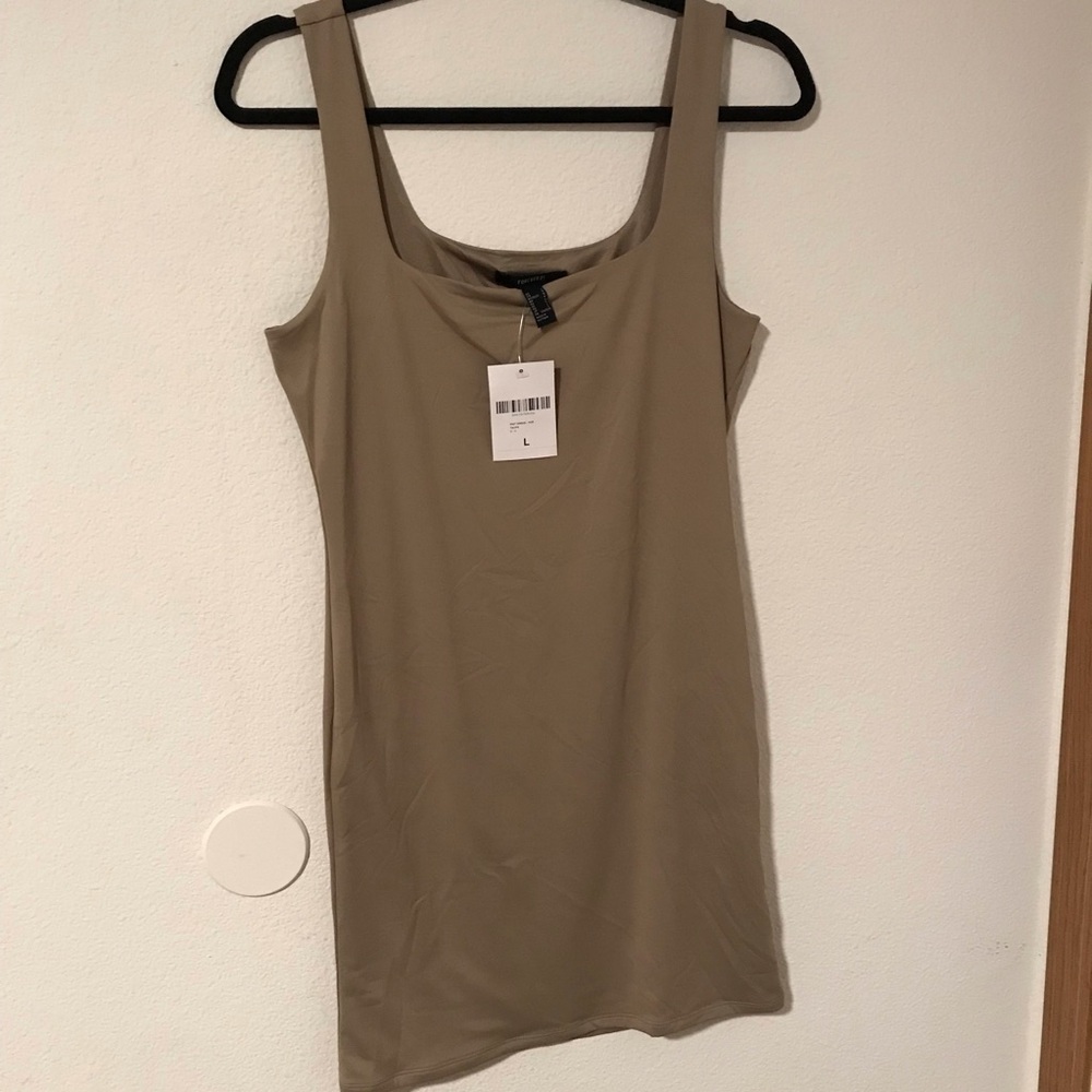 NWT Forever 21 Tan Mini Dress